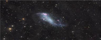 عکس روز ناسا از سحابی با ستاره‌های قرمز