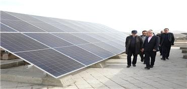 نیروگاه خورشیدی 110 کیلوواتی در منطقه نوآوری ایران افتتاح شد