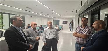 بازدید مدیر بیمه دی و مدیرکل صندوق بازنشستگی از مراکز درمانی کرمانشاه