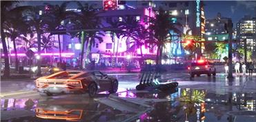 نمایش نورپردازی خیره‌کننده در تصاویر جدید بازی GTA 6