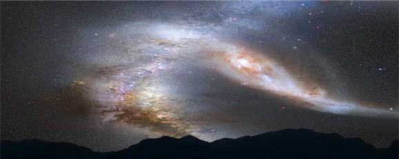 دو کهکشان برخوردی موسوم به چشمان خون آلود