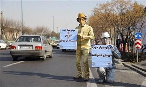 دومین مانور موتور سوار خوب در منطقه 2 برگزار شد