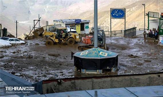 بازدید شهردار تهران از منطقه سیل زده امام زاده داوود(ع)
