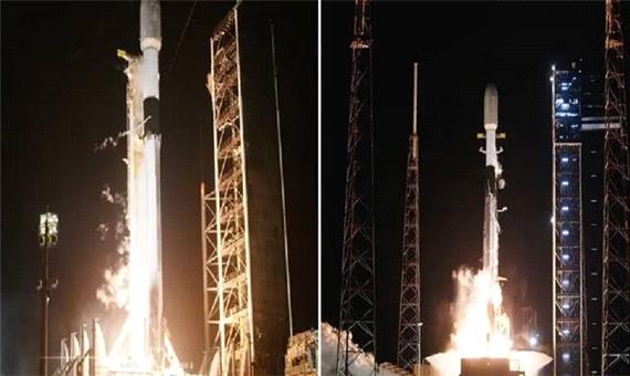 2 موشک «اسپیس‌ایکس» با فاصله کمتر از 4 ساعت پرتاب شدند