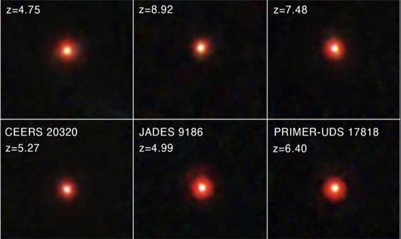 عکس روز ناسا از نقاط قرمز کوچک در جهان اولیه