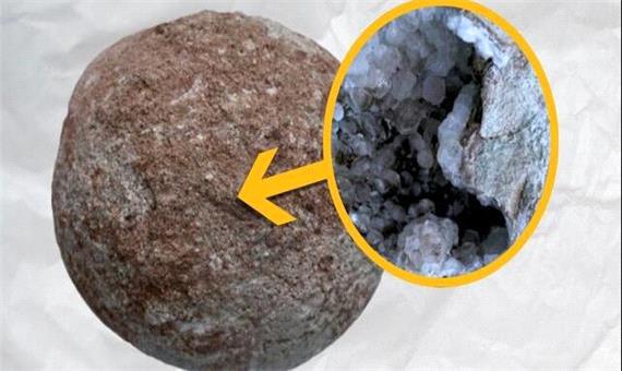 تخم دایناسور 70 میلیون ساله جای بچه‌دایناسور، پر از بلور بود!