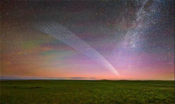 عکس روز ناسا از یک دنباله‌دار مصنوعی