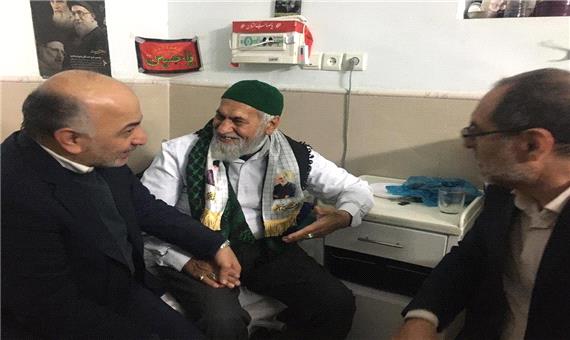 به مناسبت میلاد امام زمان (عج) و دهه مبارک فجر ؛ مدیرعامل بیمه دی به دیدار جانبازان مرکز امام علی (ع) ساری رفت