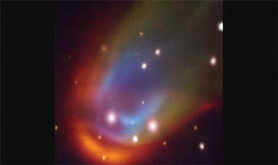 شوک‌های ناشناخته در اطراف یک ستاره کوتوله سفید