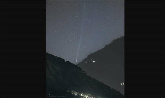 عکس روز ناسا از دنباله‌دار «PanSTARRS»