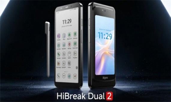 گوشی Bigme HiBreak Dual 2 معرفی شد؛ نخستین موبایل جهان با نمایشگر رنگی E Ink دوگانه