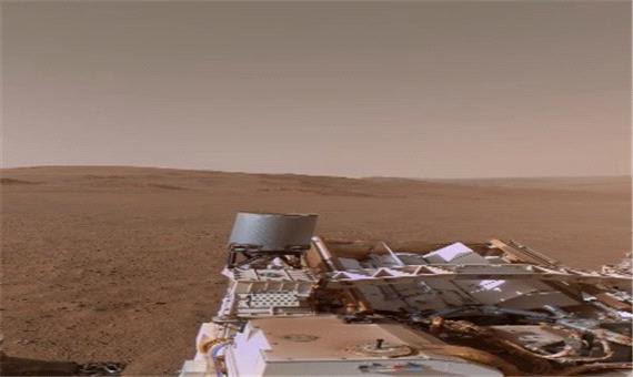 وضعیت کنونی در مریخ از دید مریخ‌نورد Curiosity
