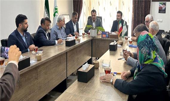 نشست مدیر بیمه دی استان گلستان با رئیس صندوق بازنشستگی استان برایی بررسی چالشهای احتمالی