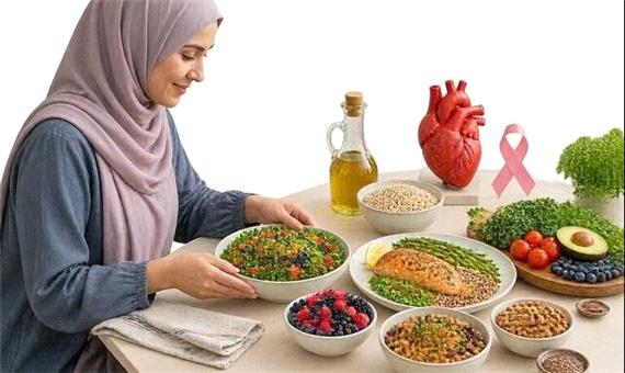 ارتباط الگوهای غذایی با کاهش خطر بیماری قلبی پس از سرطان