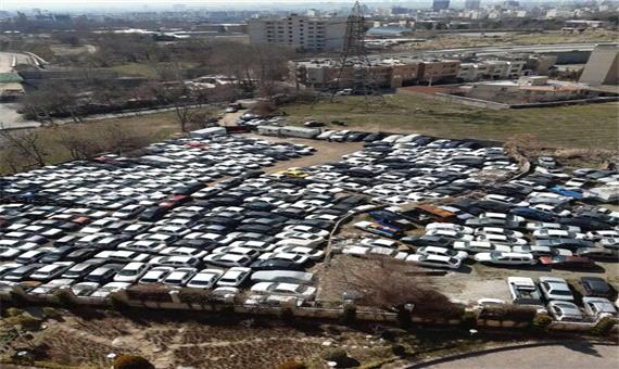 پارکینگ غیر مجاز در شمال تهران تخلیه شد