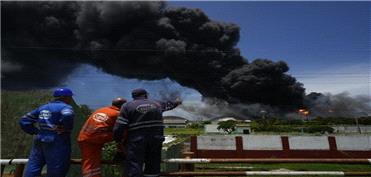 گروه فنی و تخصصی ایران برای کمک به خاموش کردن آتش مخازن نفتی به کوبا اعزام شد