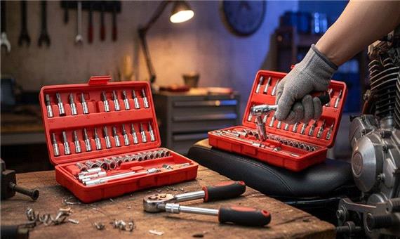 ست آچار بکس 46 عددی، ابزار همهکاره با کیفیت بالا و تخفیف محدود