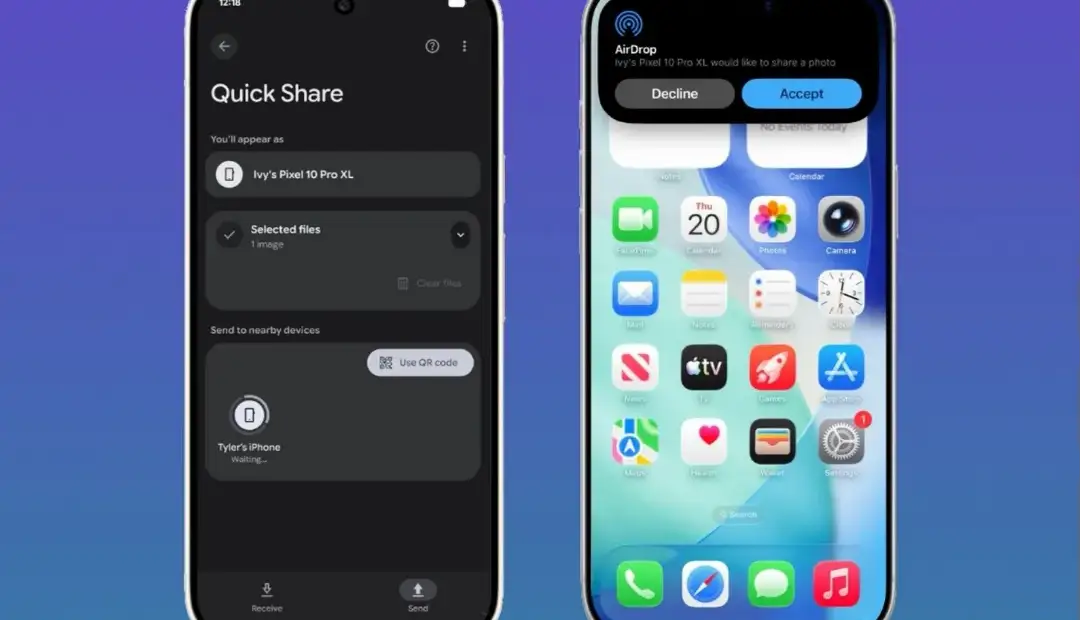 سیستم انتقال فایل اندروید با آیفون سازگار شد؛ لحظه‌ای تاریخی در صنعت موبایل