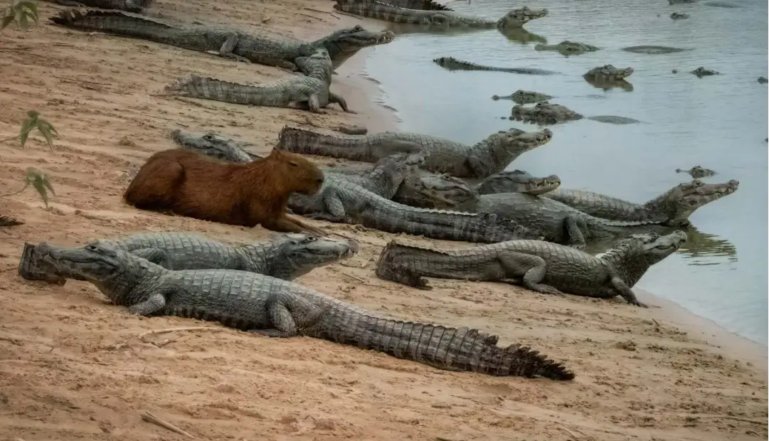راز همزیستی عجیب؛ چرا تمساح‌ها علاقه‌ای به خوردن برگچه‌خوار ندارند؟
